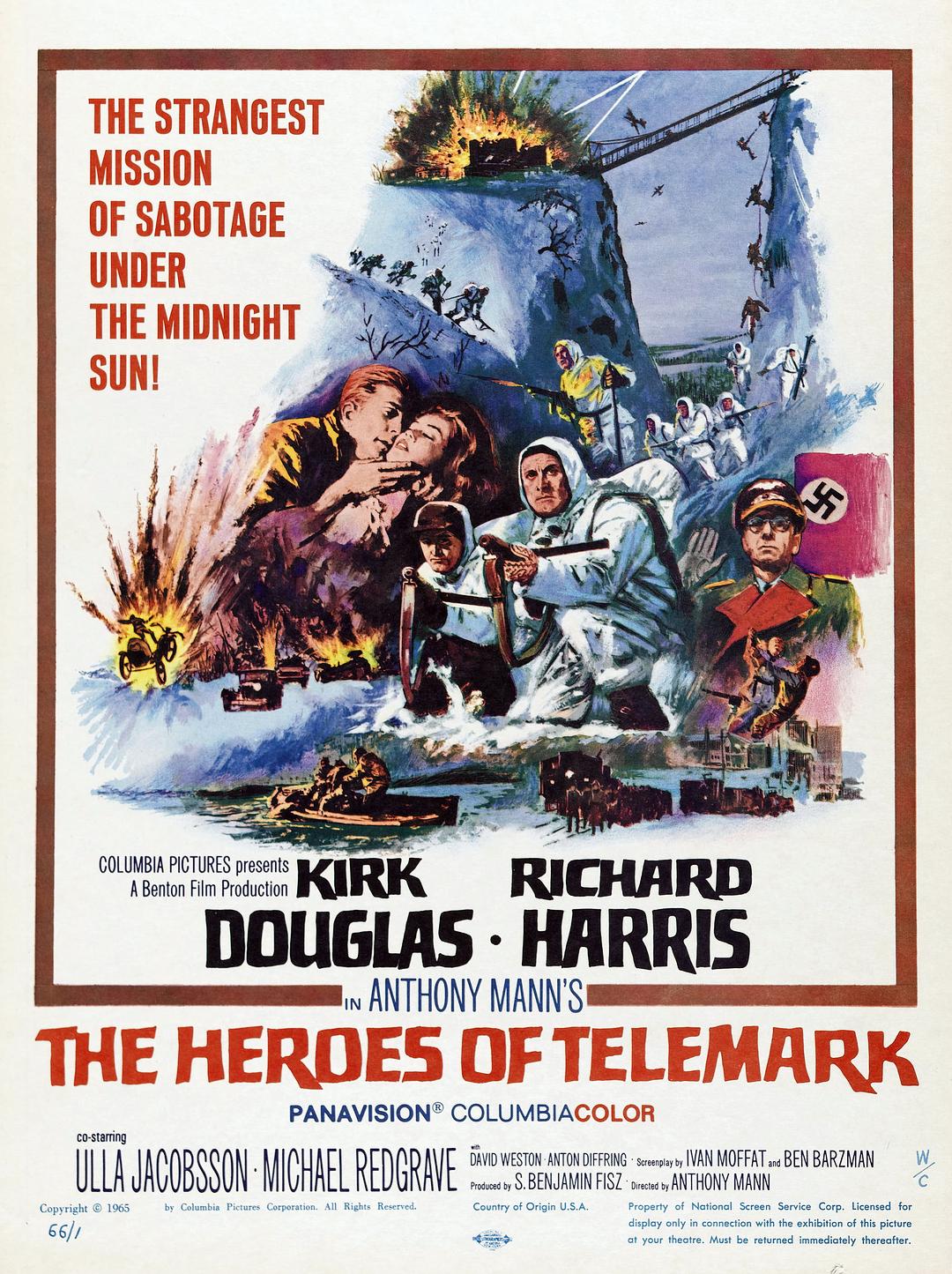 铁勒马九壮士 [原盘DIY上译国配对应特效字幕中英字幕] The Heroes of Telemark 1965 Blu-ray 1080p AVC DTS-HD MA 2 0-BHYS@OurBits[34.18GB]